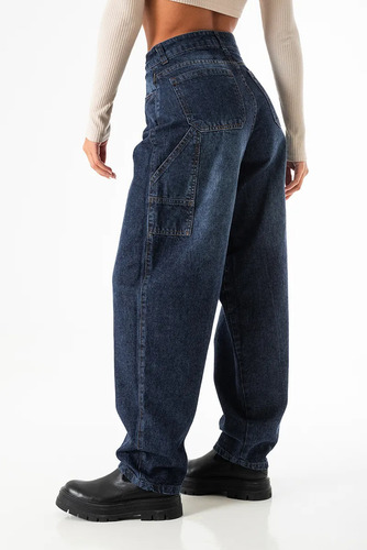 Jean Baggy Mujer Carpintero Rigido Solmaint Her