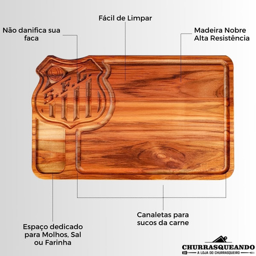 Imagem 2 de 5 de Tabua De Carne Santos