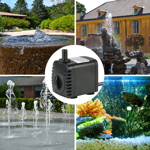 Yn Bomba De Agua Sumergible 600l/h 8w Para Acuario De Mesa