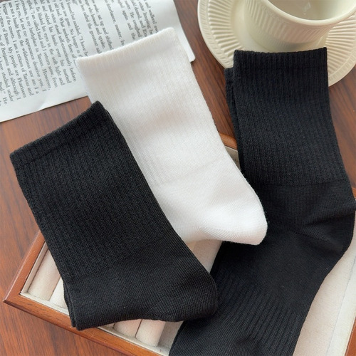 Calcetines De Algodón Para Hombre, Transpirables, De Tubo Me