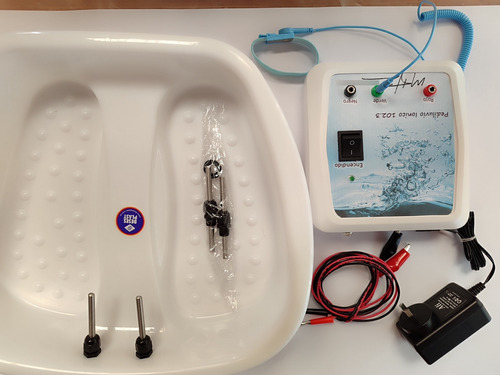Pediluvio Ionico Marca Mhz Modelo 102.3 Blanco