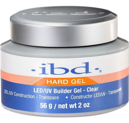 Builder Gel Ibd 56gr Led/uv Gel Constuctor + Pincel Color BUILDER CLEAR 56 GR LED/UV