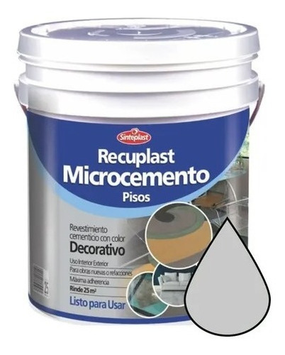 Recuplast Microcemento Color Hueso 25kg Sinteplast