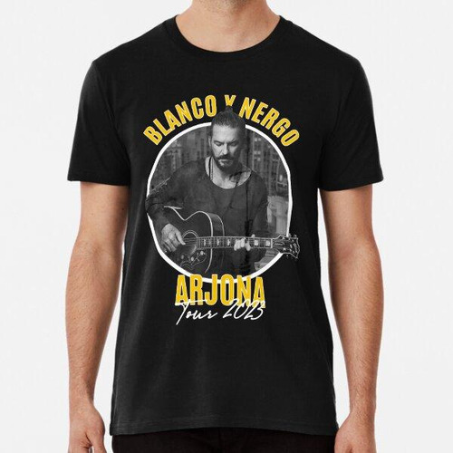 Remera Vintage Retro Arjona Blanco Y Negro Algodon Premium