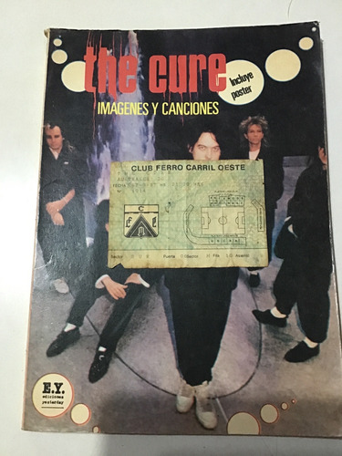 The Cure Imagenes Y Canciones Libro Fisico Mas Entrada 1987