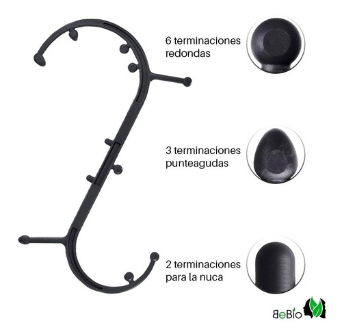 Masajeador Corporal Espalda Musculos Nuca Piernas Forma S