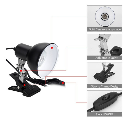 Luz Para Bombilla De Tortuga Incluida, Calentador Solar Ajus