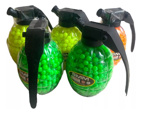 Balines De Plastico 6mm - Deposito Granada Con 1000 Municion