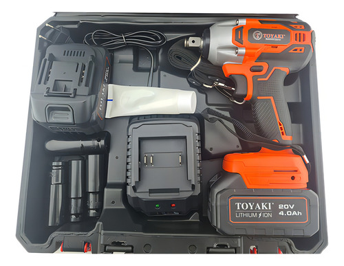 Chave de impacto sem fio Toyaki TK-864dh 20v cor laranja