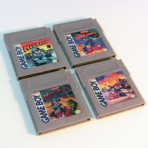 Cartuchos Saga Megaman Del 1 Al 4 P/ Gameboy  Y Gba