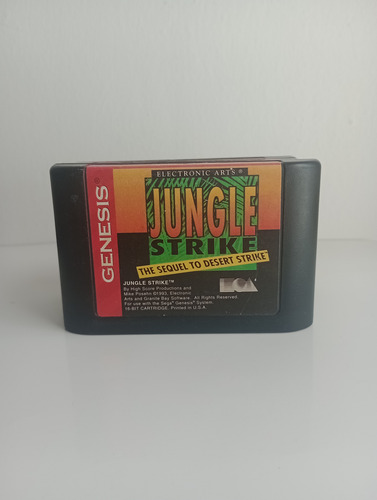 ** Jungle Strike ** Juego Original Sega Genesis (Usado)