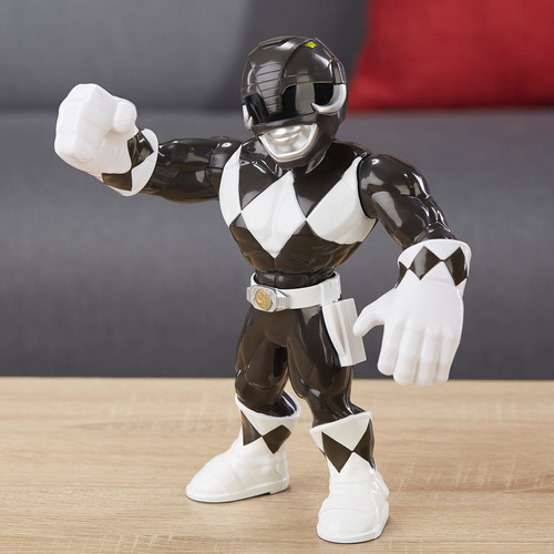 Figura Power Rangers Mega Mighties Ranger Negro Hasbro