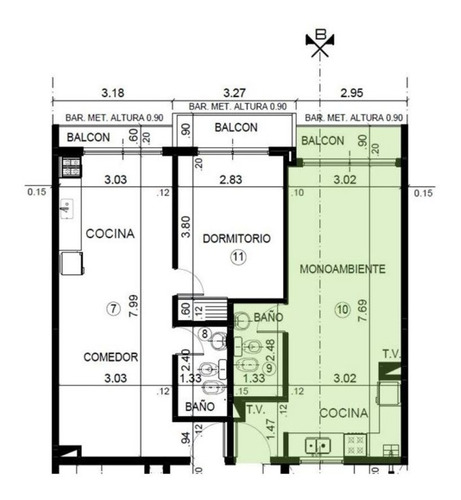 Departamento Monoambiente A La Venta En San Miguel