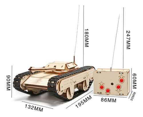 Stem Kits, Remote Control Tank, Wooden Puzzle