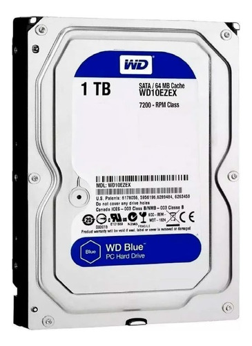 Disco Duro 3.5 Western Digital 1tb Sata Blue- Pc- Dvr 100%