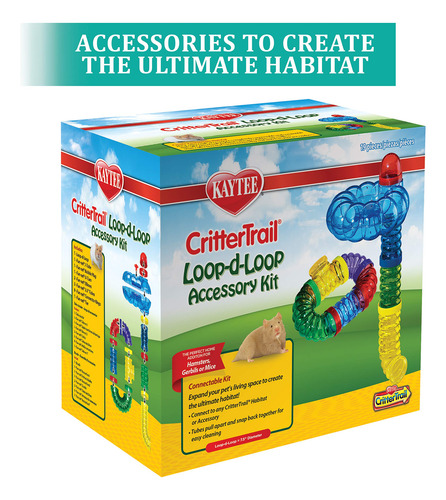 Kit Kaytee Crittertrail Acessório 2 Loop-d-loop