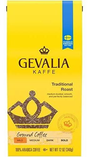 Gevalia Tradicional Leve Tostado Molido Del Café (12 Oz Bols