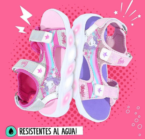 Imagen 5 de 6 de Sandalias Footy Con Luces Led Modelos Surtidos