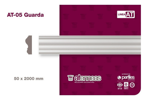 Guarda Espuma Extruida 50 Mm X 2 Metros Atenneas Telgopor Mm