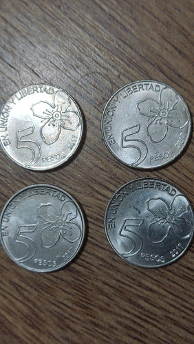 Vendo Monedas De 5 Pesos Con Error En La S