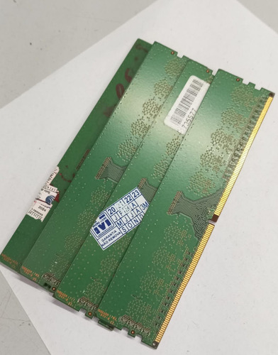 5 Memorias Ddr4 De 4gb Desktop (Usado)
