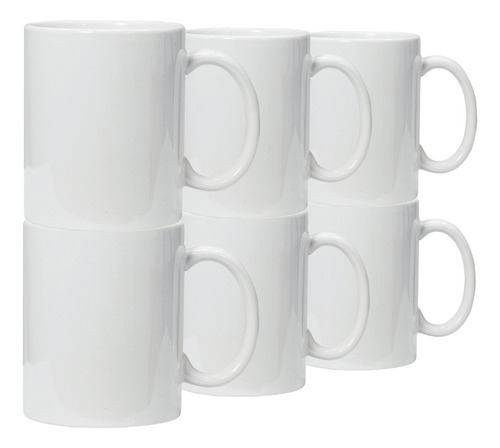 Taza Blanca 11oz Para Subli Tlp Sublim 24 Piezas