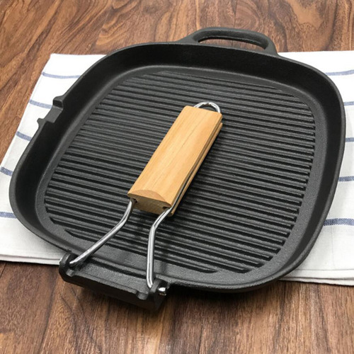 Imagen 4 de 12 de Sartén Para Parrilla De Inducción De 25 Cm, Sartén