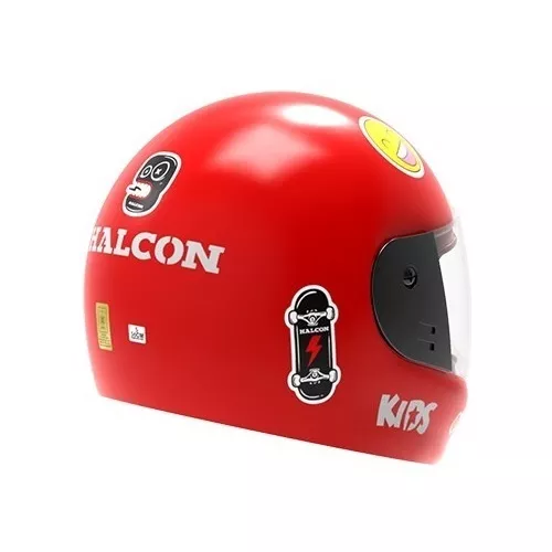 Casco para moto integral Halcon H57 rojo talle S