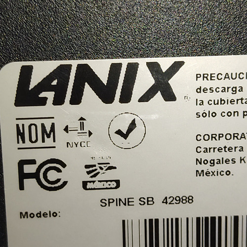 Cpu Lanix Sb 24988 Se Vende Por Partes 