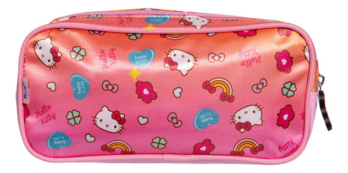 Lapicera/estuche Escolar Hello Kitty Ruz Rosa Claro Hello Kitty