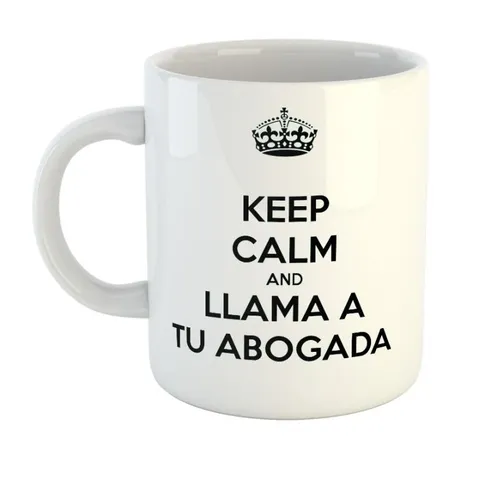 Taza De Plastico Keep Calm And Llama A Tu Abogada Derecho
