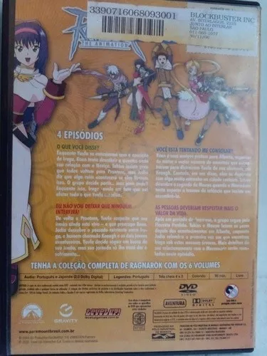 Dvd Ragnarok The Animation Volume 1 E 2 Dublado