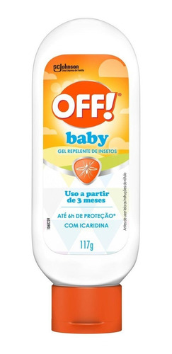 Repelente Em Gel Sem Perfume Baby 117g Off!