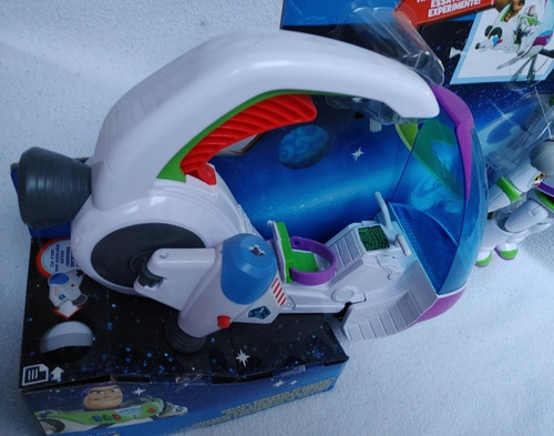 Buzz Lightyear Figura Articulada Con Nave Espacial Toy Story