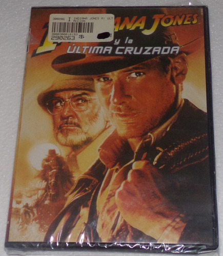 Indiana Jones Y La Ultima Cruzada Dvd Sellado Kktus
