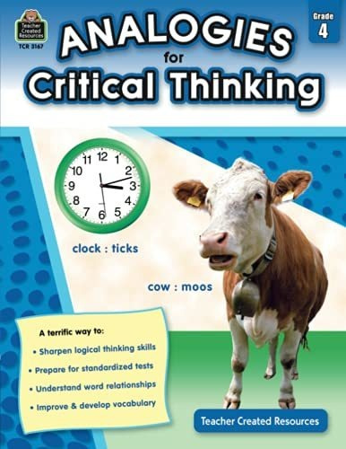 Book : Analogies For Critical Thinking, Grade 4 From Teache