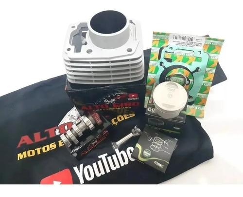 Imagem 4 de 4 de Kit 4mm + Comando 318º Cg150 Fan 150 Titan 150 Alto Giro