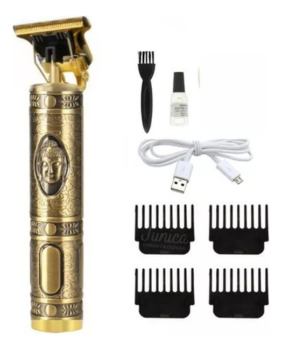 Maquina Rasuradora Trimmer Buda Dorado Vintage Barba Cabello