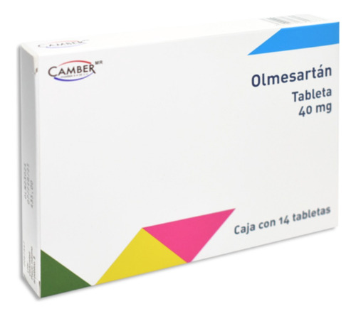 Olmesartán 40 Mg Caja Con 14 Tabletas Camber Pharma