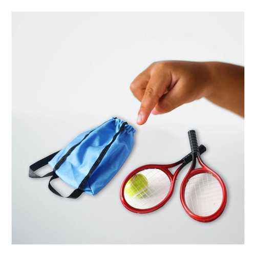 1/6 Miniaturas Deportes Raqueta De Tenis Y Para Dormitorio