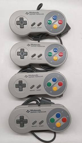 Controles Joystick De Nintendo Super Famicom Snes Gris (Usado)