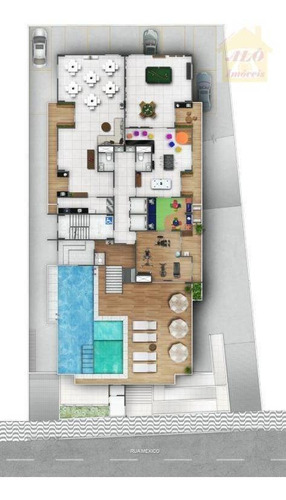 Apartamento Com 1 Dormitório À Venda, 48 M² Por R$ 251.219,15 - Vila Guilhermina - Praia Grande/sp - Ap2596