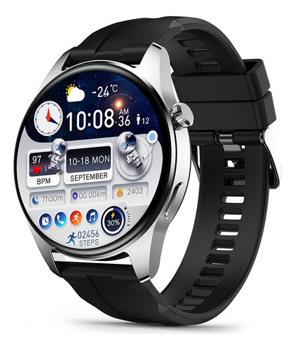 Reloj Inteligente Deportivo Hk4hero Wearfitpro Smart Watch Color De La Caja Plateado