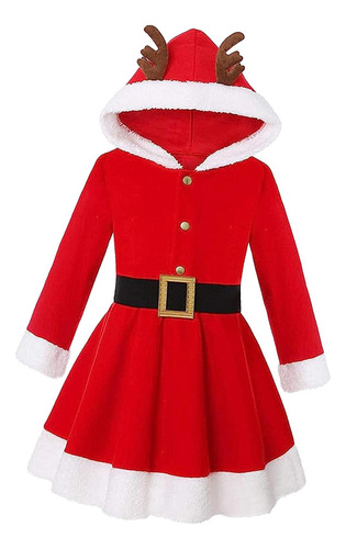 Vestido De Navidad De Alce, Disfraz De Navidad, Trajes 110cm