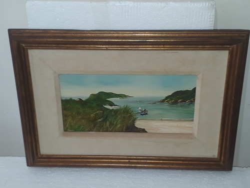 2096- Eduardo Camões - Ose 64x44cm Com Moldura- Marinha (Usado)
