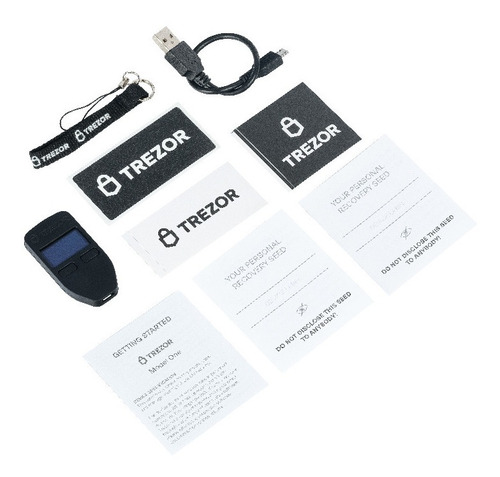 Wallet Trezor One Black - Billetera Para Criptomonedas
