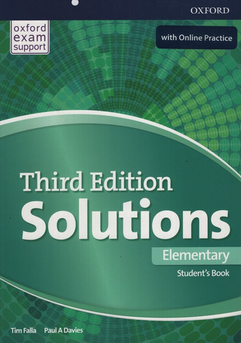 Solutions Elementary (3rd.edition) - Student's Book + Online