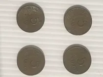 Comprar Set X 4 Monedas 5 Centavos De Los 60s Ver Foto Descripción