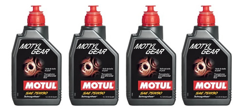 Kit Óleo Câmbio Motul Motylgear 75w90 Semi Sint 4 Litros