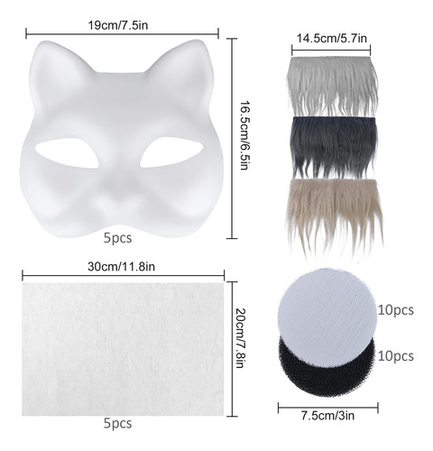 Kit De Bricolage Para Gatos Therian Litdevil Com Pele Sintét